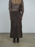 Point Chunky Knit Crew Sweater in Glacier
